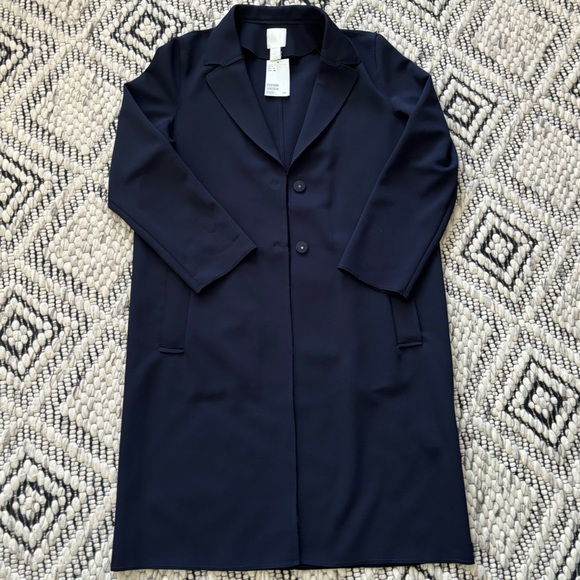 NWT Navy Blue Light Coat - Picture 1 of 5